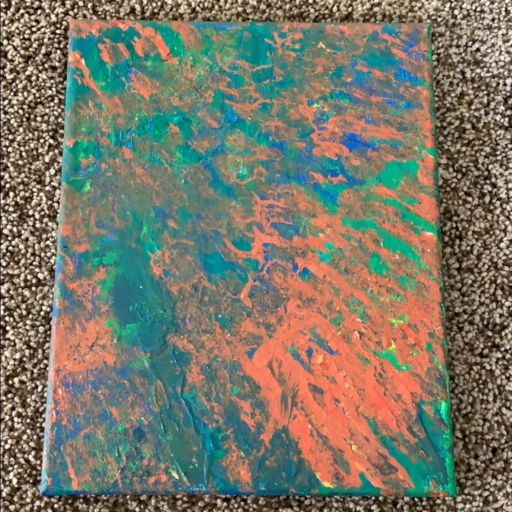 Painting: Explosion 🧡💚💙